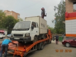 Перемещение трех автомобилей марки «Мини купер», «Фиат» и «ГАЗ» с поселка Мечниково и мкр Павшинская пойма.