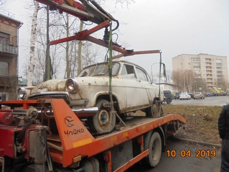 Перемещение двух автомобилей марки «ГАЗ» и «ВАЗ» из поселка Нахабино и мкр Теплый бетон.